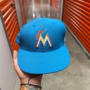 Genuine Merchandise Bright Aqua Blue Snapback Hat